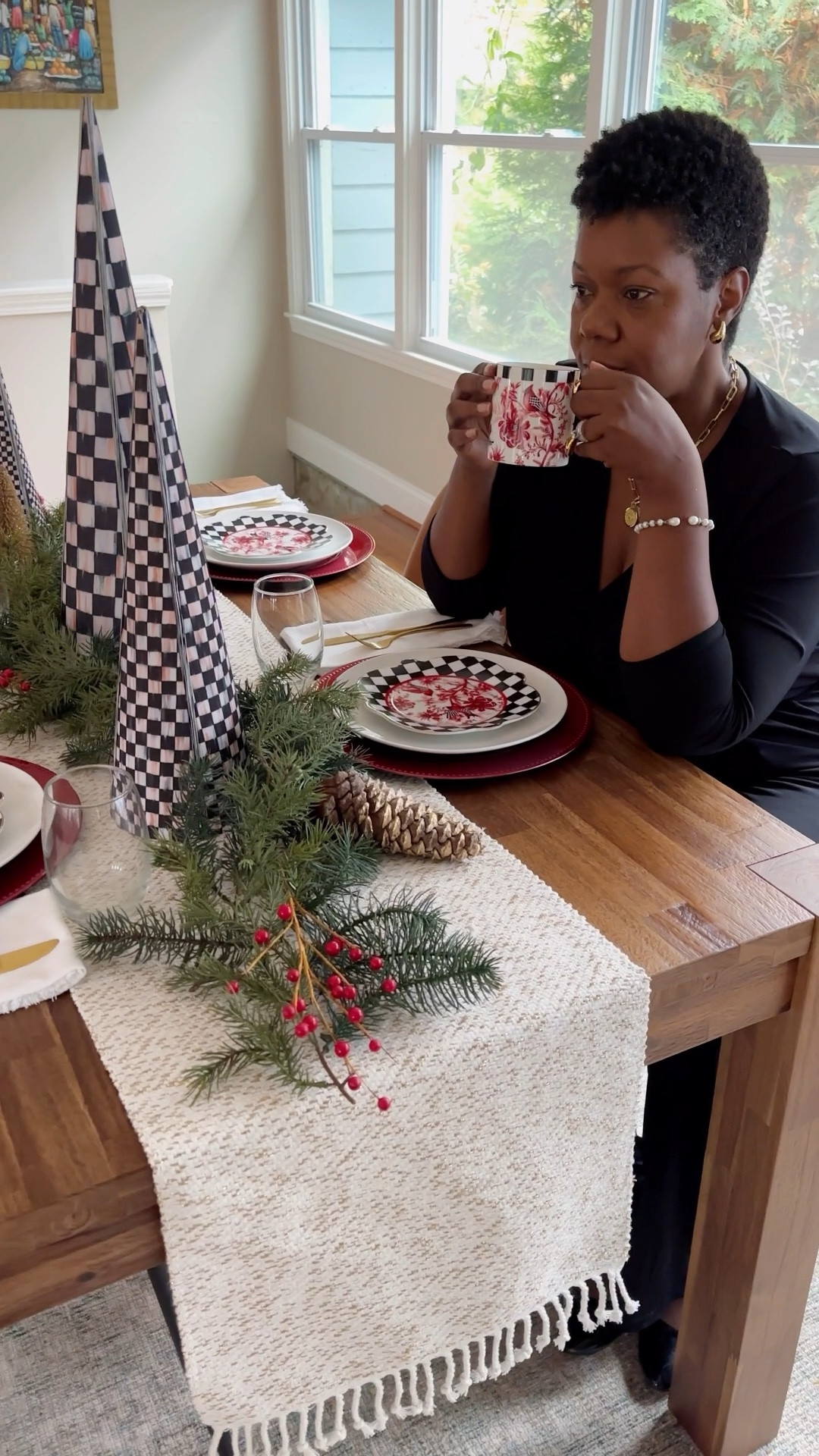Tea, coffee, or Cinnamon Sugar Hot Chocolate—whatever your pick, a little 'me time' is always in order. It feels even more special when it’s served up in my favorite MacKenzie-Childs Courtly Check!

#LTKHoliday #LTKHome #LTKGiftGuide