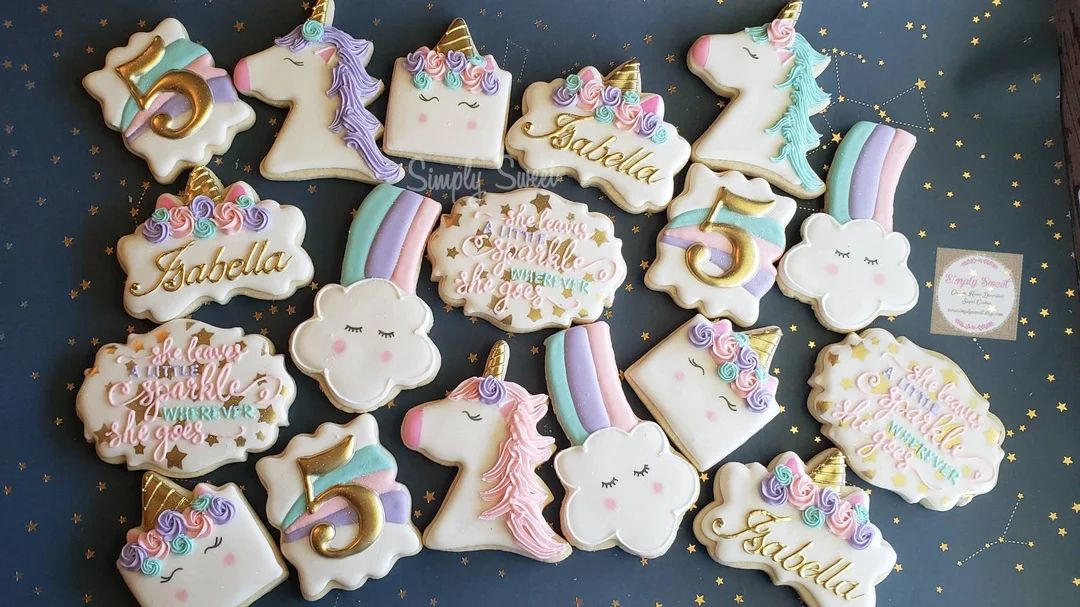 Unicorn Cookies 36 Cookies - Etsy | Etsy (US)