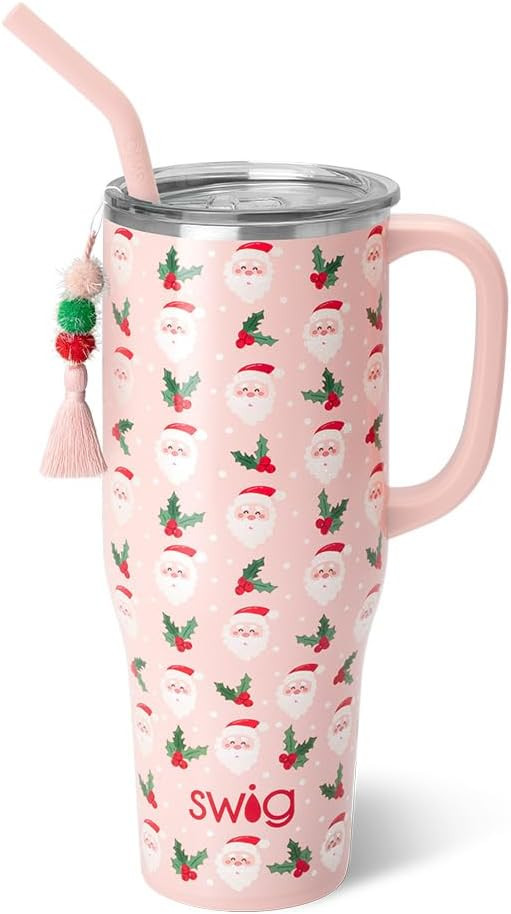 Swig Life 40oz Mega Mug, 40oz Tumbler with Handle and Straw, Extra Large Insulated Tumblers, Cup ... | Amazon (US)