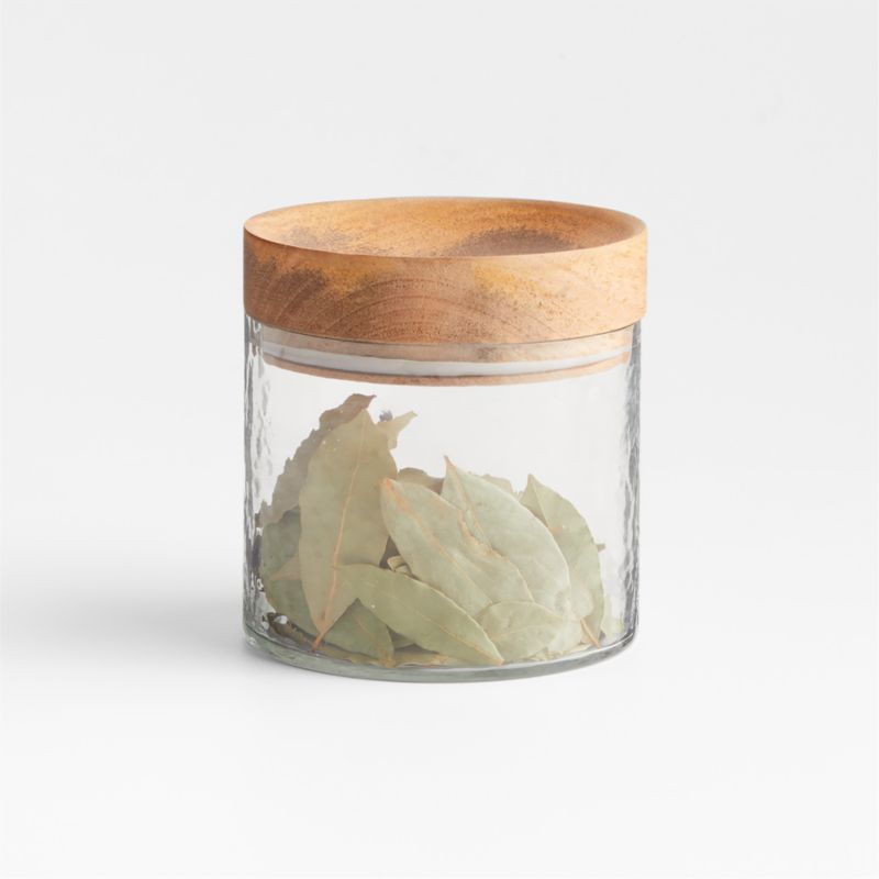 Cooper Small Glass Canister + Reviews | Crate & Barrel | Crate & Barrel