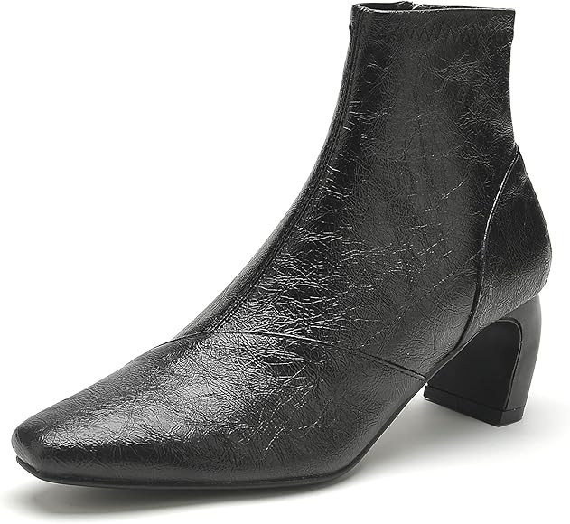 MixATB Women's Rave Holographic Ankle Boots, Gold Silver Shoes Boots for Women | Amazon (US)