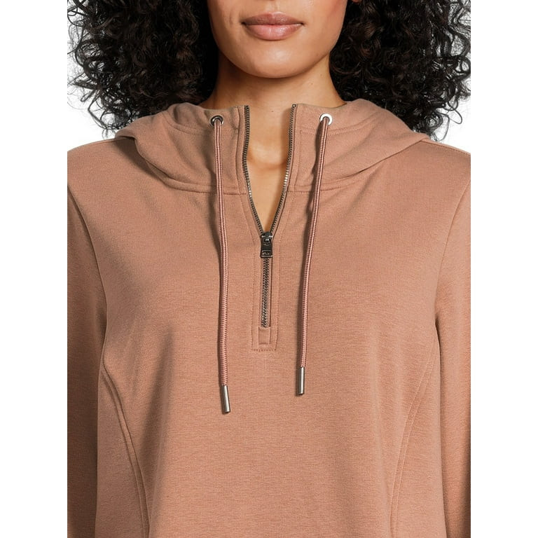 Avia Women's Quarter Zip Pullover Hoodie, Sizes XS-3XL - Walmart.com | Walmart (US)