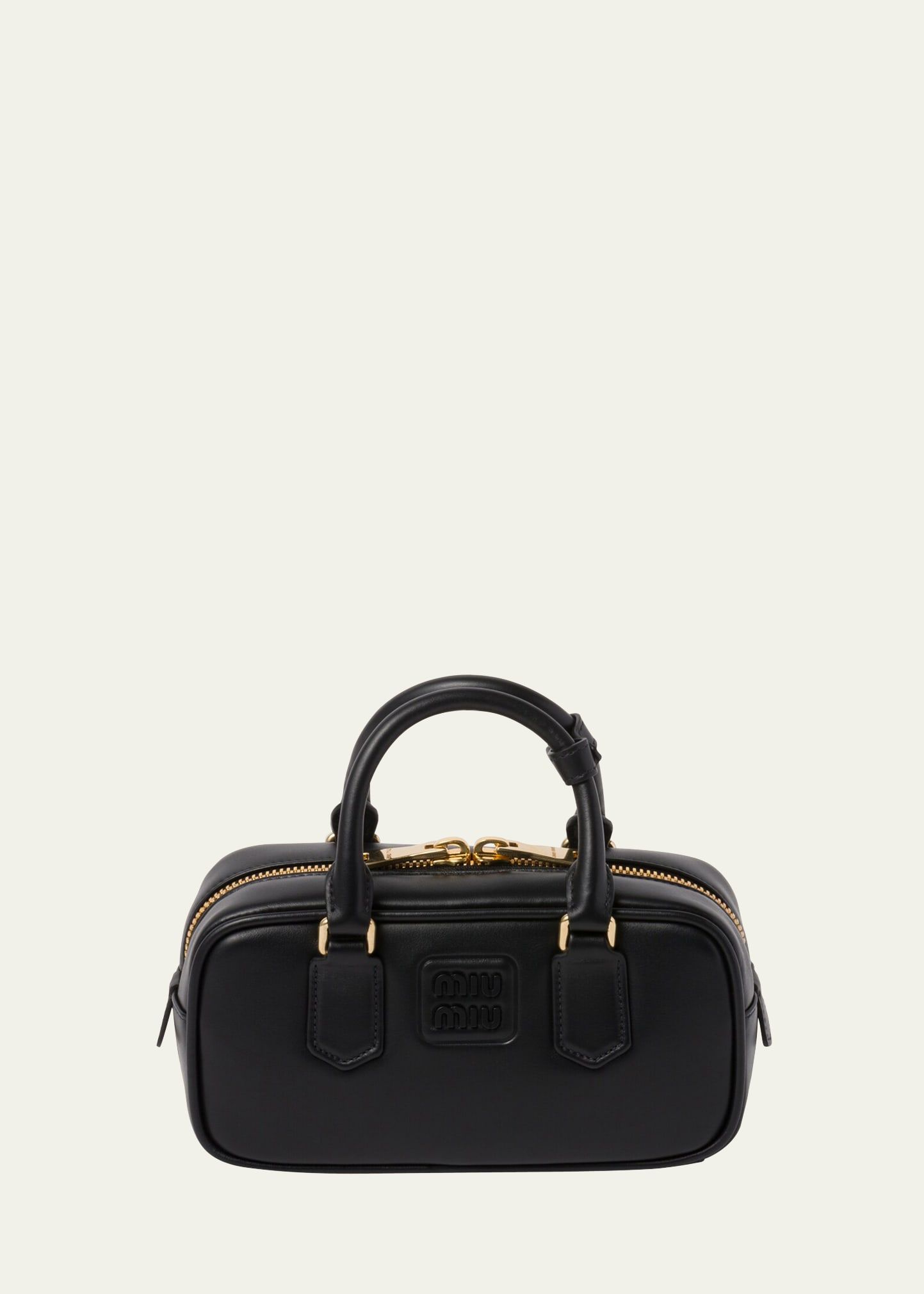 Miu Miu Padded Leather Top-Handle Bag | Bergdorf Goodman