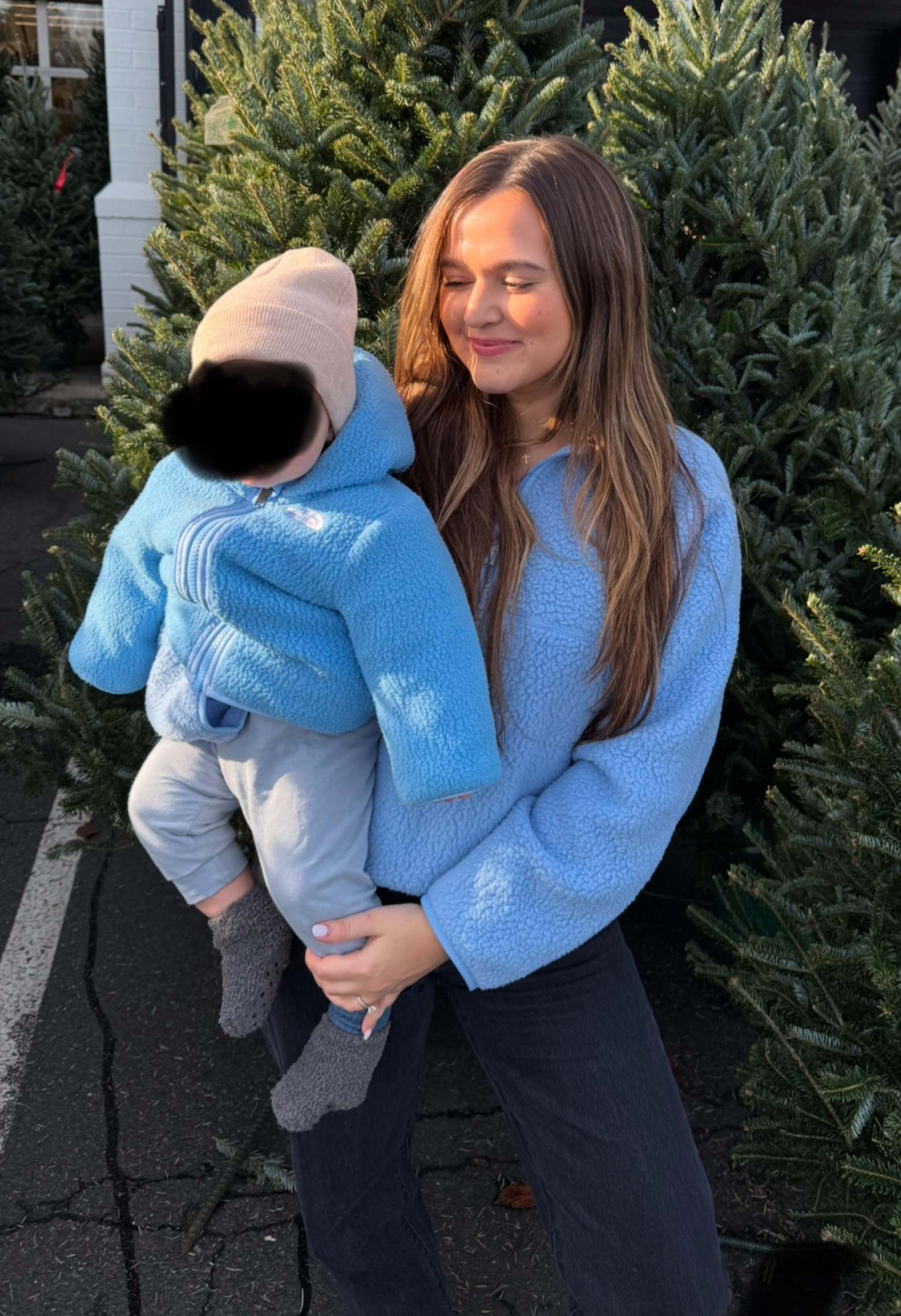 Matching with mama 🩵 cozy jackets! 

#LTKHoliday #LTKGiftGuide #LTKBaby