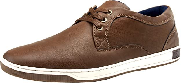 Jousen Men's Fashion Sneakers 3 Eyelets Simple Style Casual Shoes | Amazon (US)