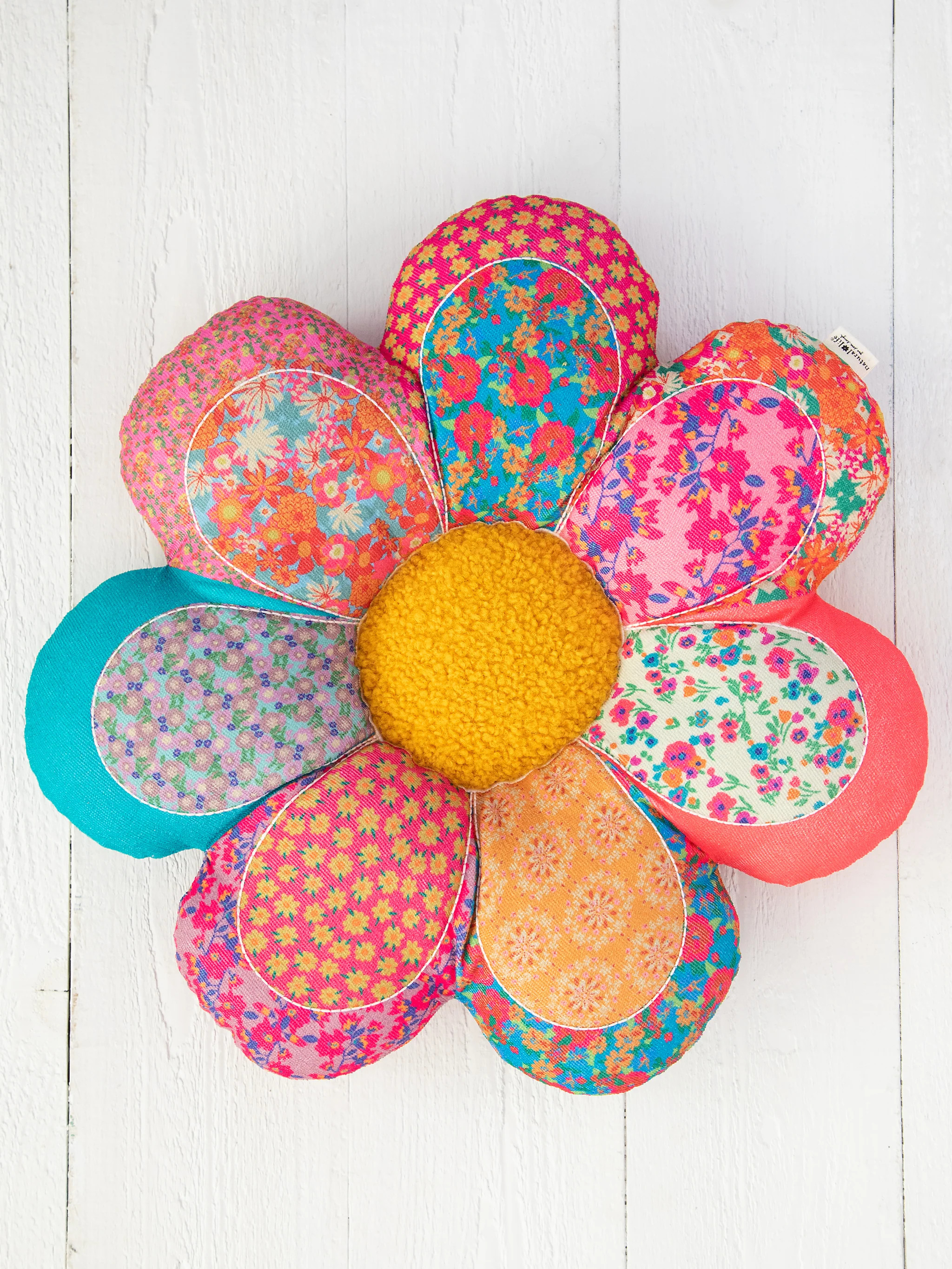 Whimsy Patchwork Pillow | Natural Life