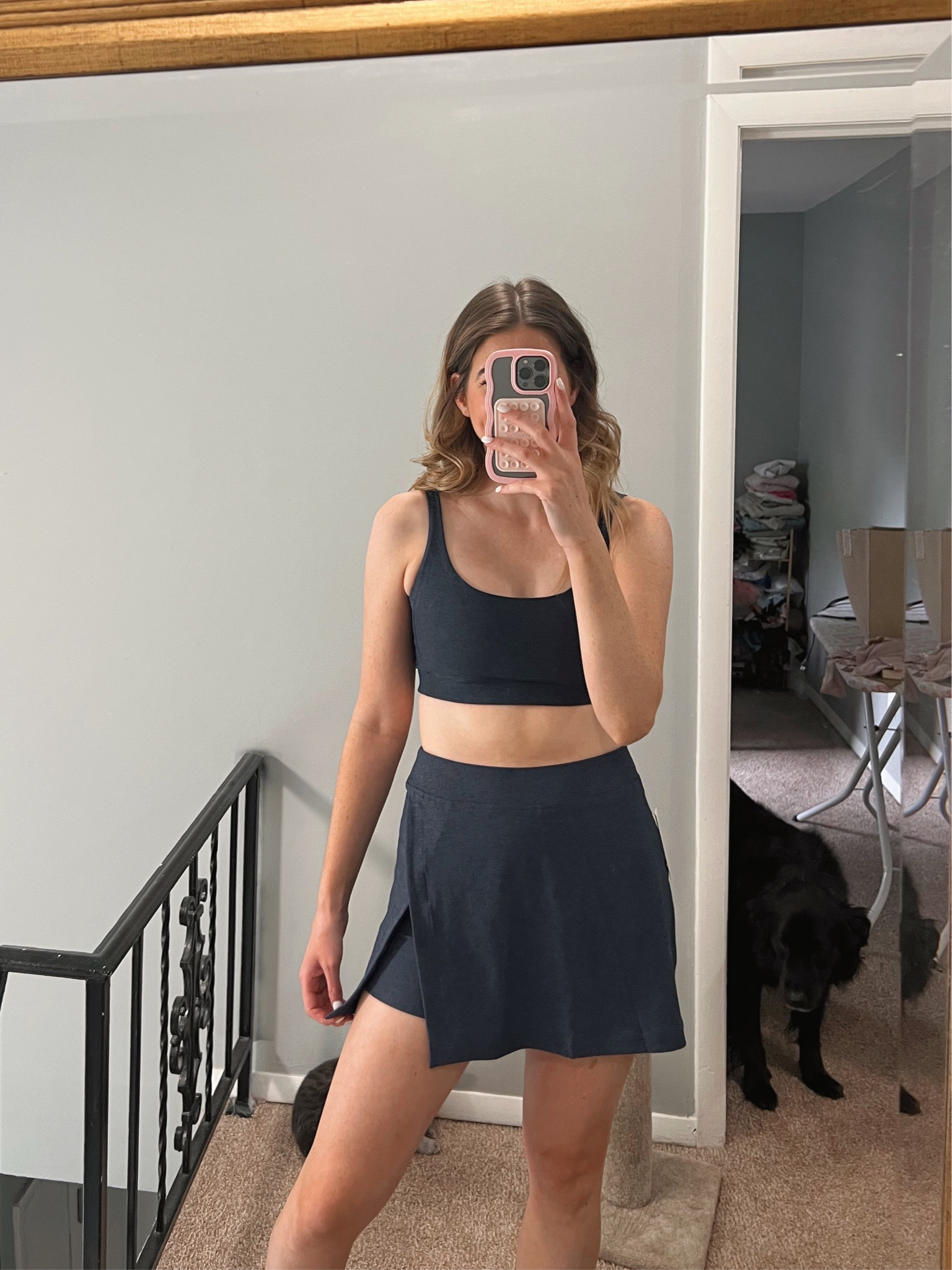 Matching textured sports bra and skort ✨ such a pretty color and flattering shape!

(search words: matching set, everyday athleisure, hot girl walk outfit, everyday athletic outfit, errands outfit, athletic style)

#LTKFitness #LTKtravel #LTKSale #LTKSeasonal #LTKunder50 #LTKunder100