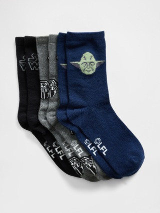 GapKids | Star Wars™ Crew Socks (3-Pack) | Gap Factory