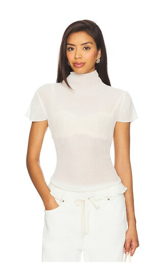 LIONESS Sweetness Tee in Ivory. - size L | Revolve Clothing (Global)