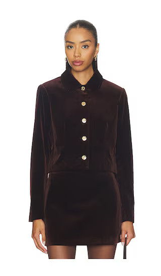 Vox Jacket in Dark Brown | Revolve Clothing (Global)