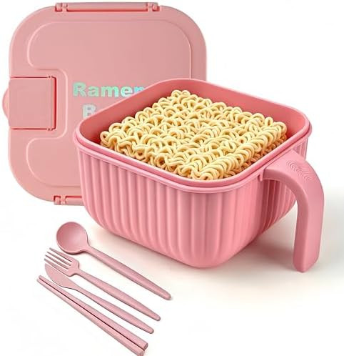 Ramen Bowl Set,Ramen Noodle Bowls for for Large Square or Round Noodle Microwavable 45 oz, Ramen ... | Amazon (US)