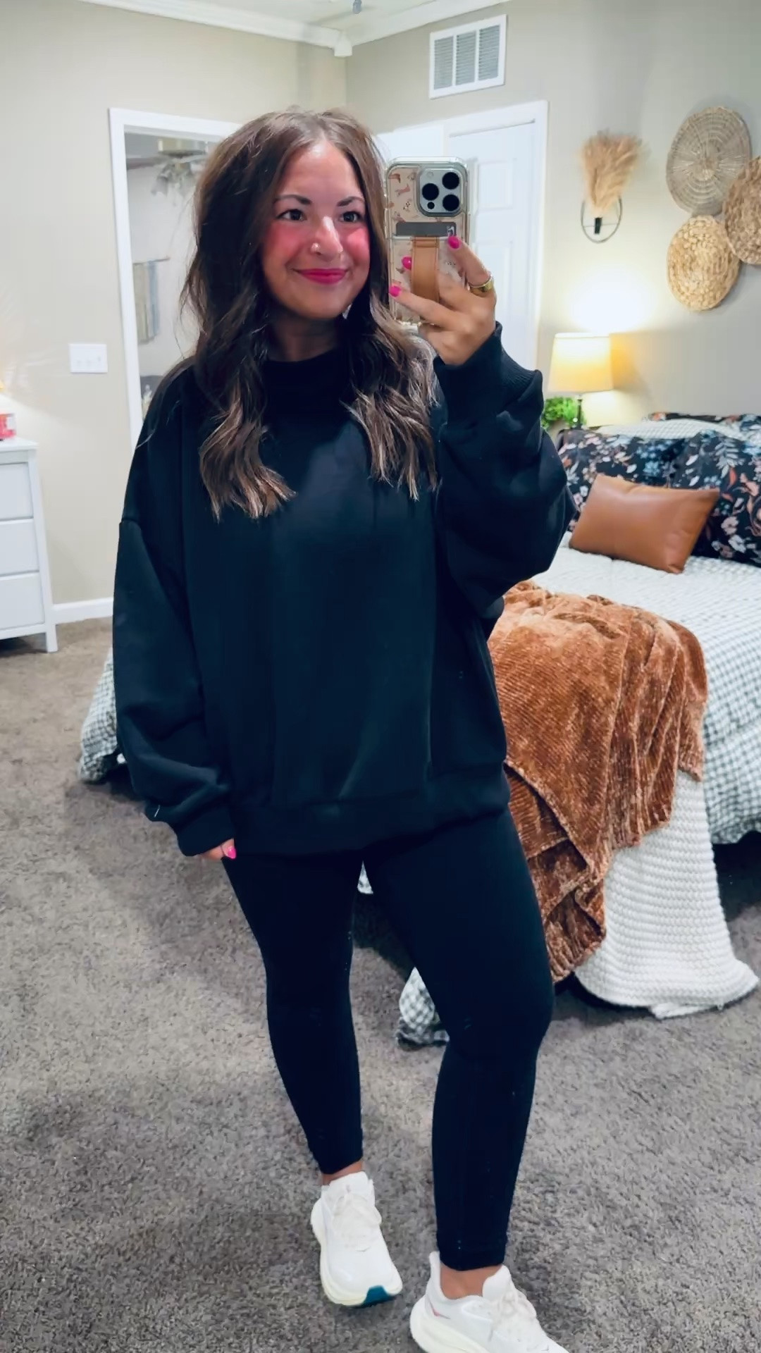 You can’t go wrong with an all-black comfy look! 🖤 This oversized sweatshirt and leggings combo is perfect for casual days, errands, or lounging at home! 👟✨


hokas: fit oversized // wearing a 4
leggings: fit true to size // wearing a medium
mockneck: fits oversized // wearing a large 

 #LTKootd #LTKMidsize