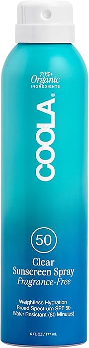 COOLA Organic Sunscreen SPF 50 Sunblock Spray, Dermatologist Tested Skin Care for Daily Protectio... | Amazon (US)