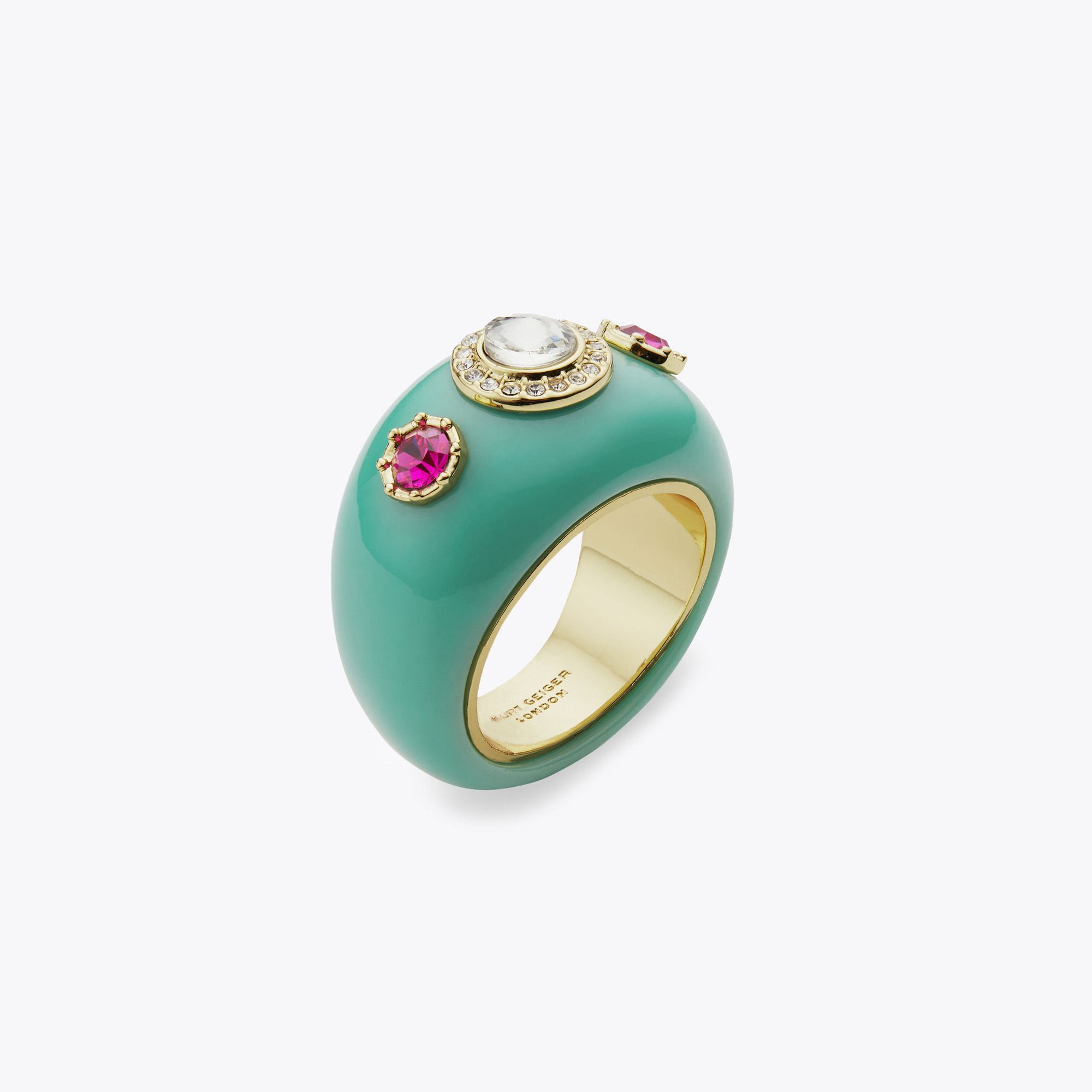 Kurt Geiger Londonoval resin ring$68.00 | Kurt Geiger (Global)