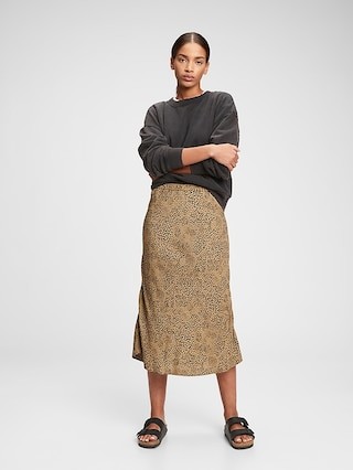 Print Midi Skirt | Gap (US)