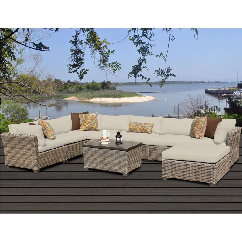 Rochford 9 Piece Sectional Seating Group with Cushions | Wayfair North America