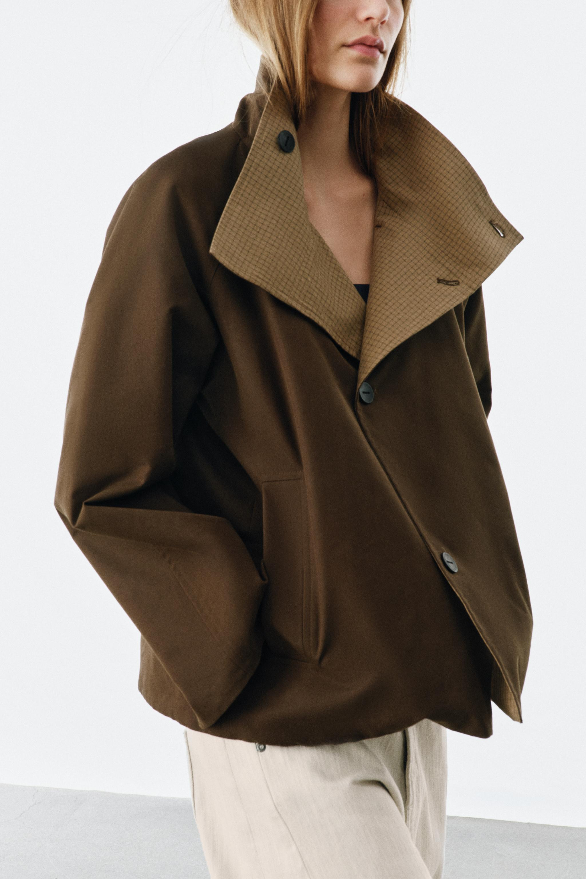 PLAID REVERSIBLE JACKET ZW COLLECTION | Zara US