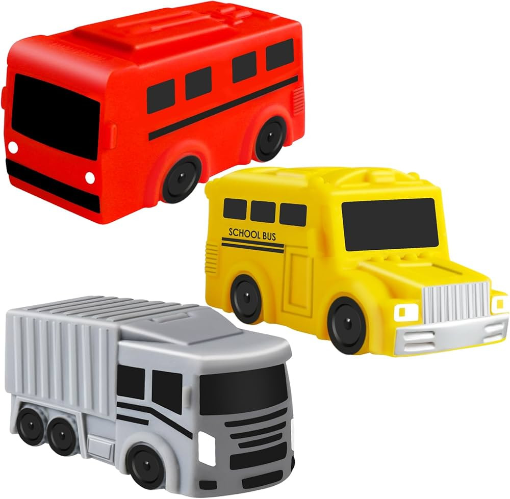 Bath Toys - Car Bath Toys Mold Free Baby Bath Toys for Infants 6-12 Months No Hole Bath Toys for ... | Amazon (US)