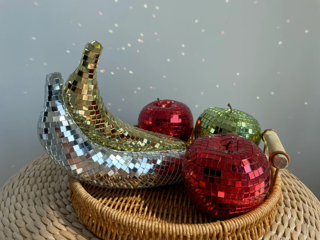 New Disco Fruit Release Glass Mirror Disco Appledisco Banana - Etsy | Etsy (US)
