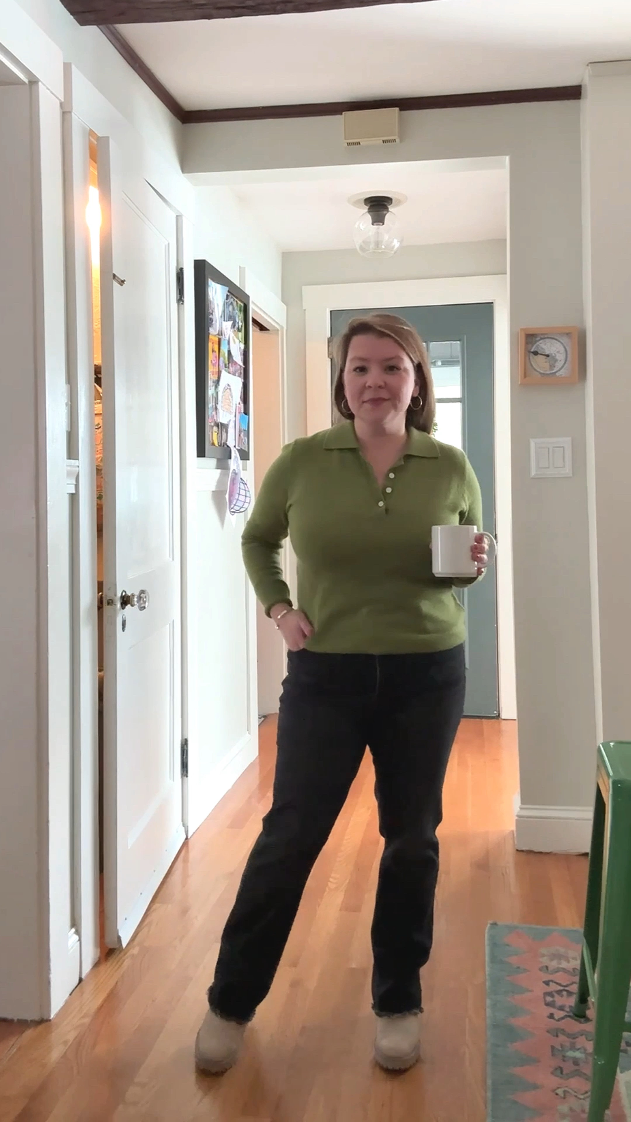 Day 31
A cozy green collared sweater and some high rise black jeans for my final day of the January OOTD challenge! 

#LTKOver40 #LTKMidsize #LTKSeasonal