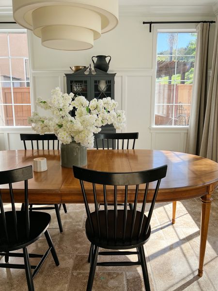 Spring floral refresh in our dining room! Linking these gorgeous cherry blossom stems along with some more of my favorite faux Spring florals below 🌷

#LTKhome #LTKSeasonal