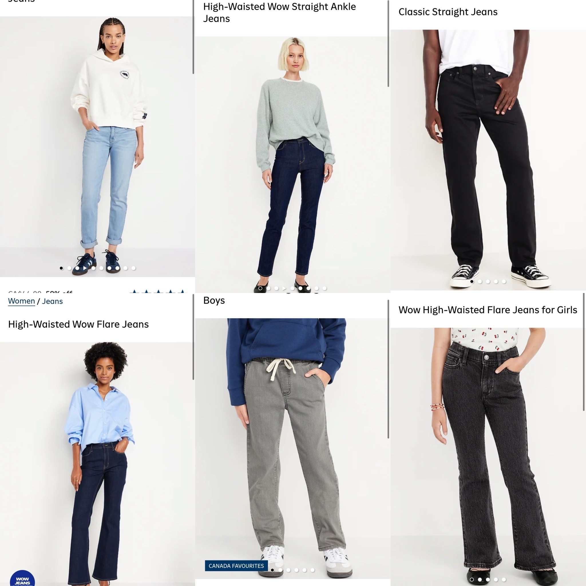 Old Navy has jeans for the whole family starting at $14!!!!!

#LTKcanada #LTKsale #LTKjeans
