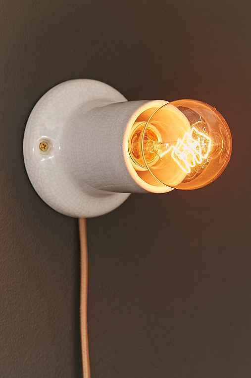 Petite Ceramic Sconce,WHITE,ONE SIZE | Urban Outfitters US