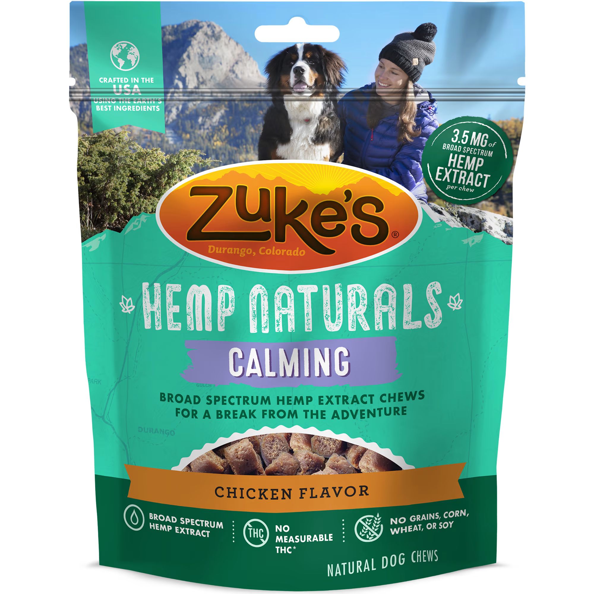 Zuke's Calming Hemp Naturals Calming Chicken Formula Dog Chews, 5 oz. | Petco | Petco