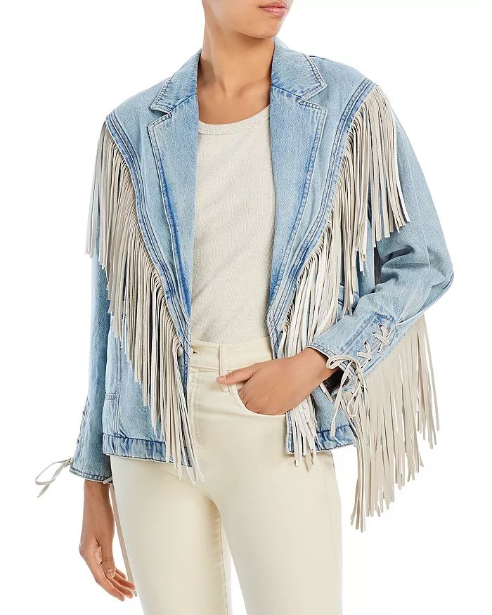 Fringed Denim Jacket | Bloomingdale's (US)