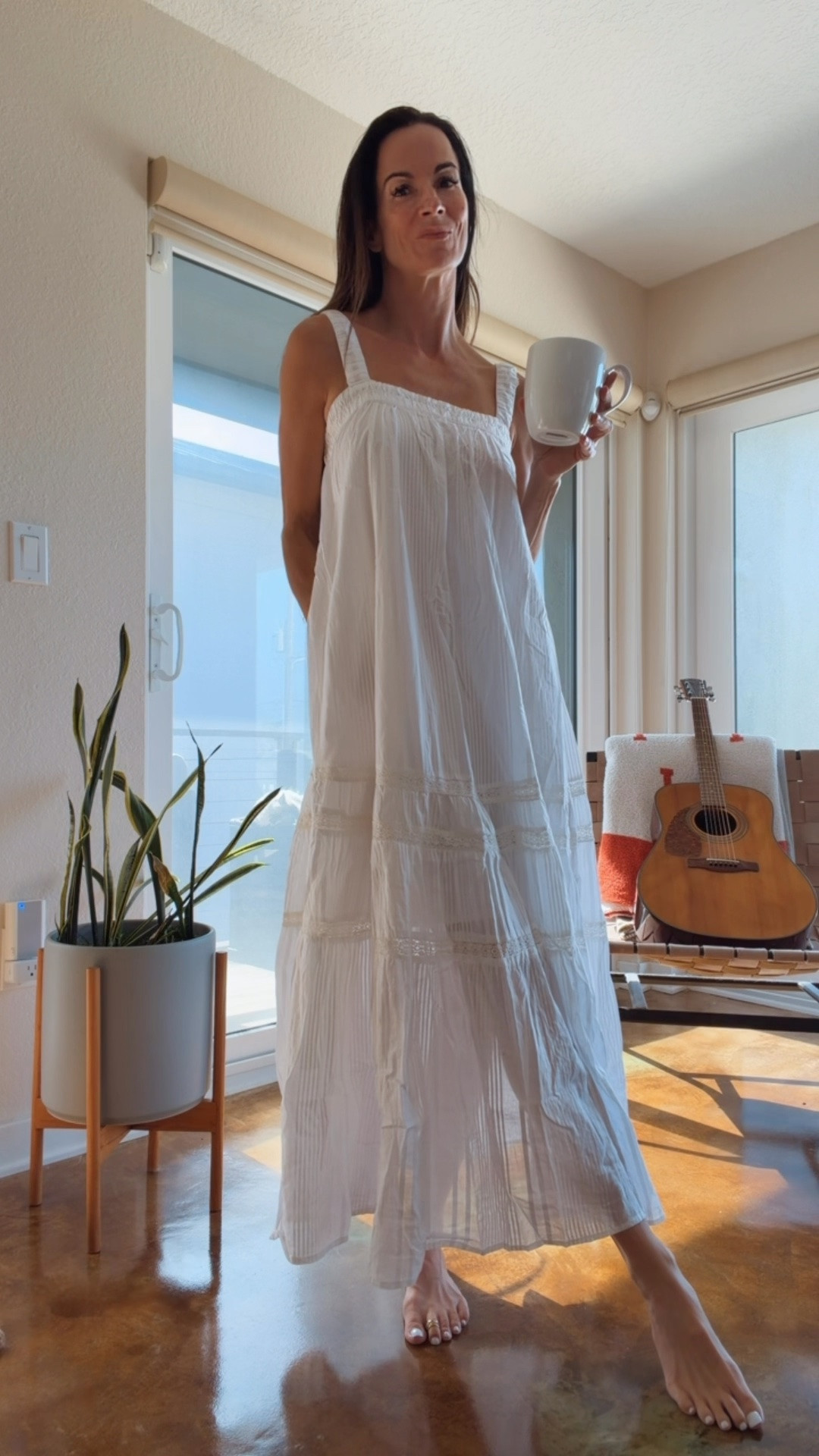 #AbercrombiePartner  Coffee first… brunch second. ☕️🤍

This is exactly the kind of dress I reach for on warm summer mornings. It’s light, breezy, and one of those effortless pieces that makes you feel instantly put together without even trying.

Whether it’s brunch with friends, a farmers market stroll, or a slow Sunday morning, this maxi is coming with me.

Wearing an XS.

Head to my Abercrombie storefront (or use my affiliate link) to shop this look. Or comment DRESS for links. 
Use code SUITEAF at checkout!

#Abercrombie #BrunchStyle #SummerStyle #NicoleColeeStyle

 @abercrombie 🤍 This dress is linked in my Abercrombie storefront.

#LTKdayinmylife #LTKgrwm #LTKootd