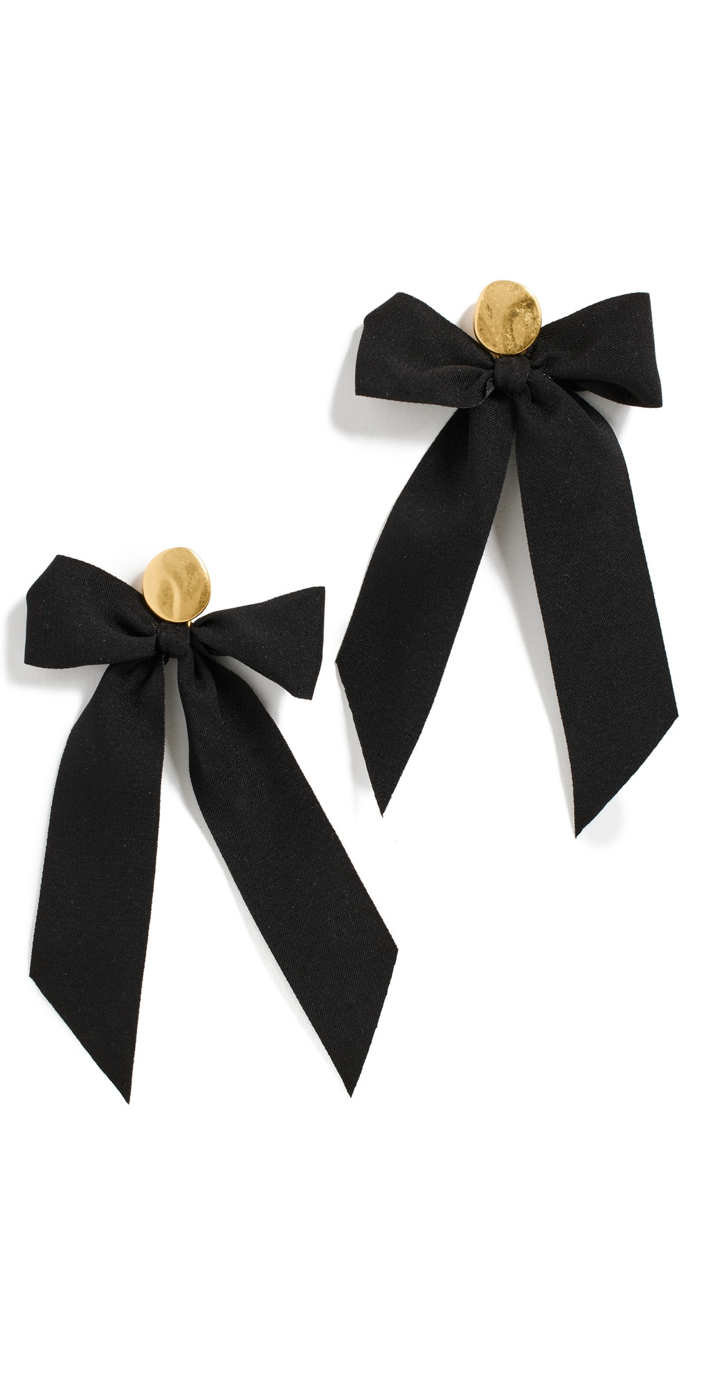 Madewell Satin Bow Statement Earrings | Shopbop