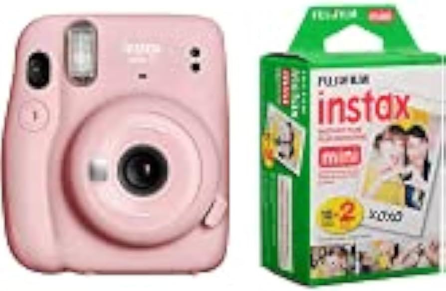 Fujifilm Instax Mini 11 Instant Film Camera, with Fujifilm instax Mini Instant Daylight Film Twin... | Amazon (US)