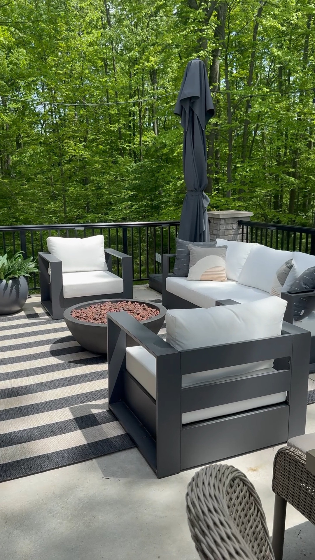 Upstairs patio view 🤗

#LTKHome #LTKSaleAlert