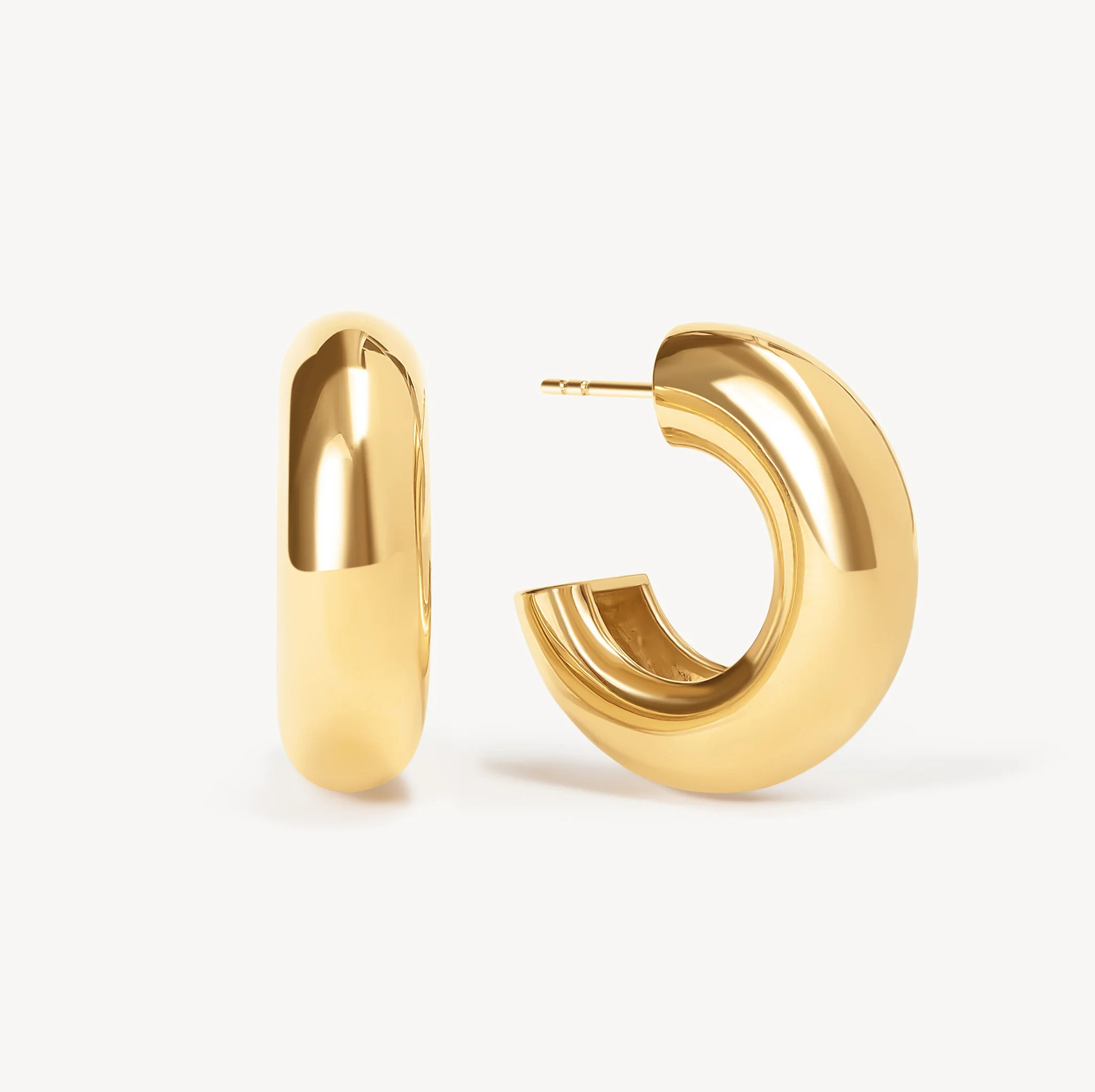 Chunky Statement Hoop Earrings | Hillberg & Berk | Hillberg & Berk