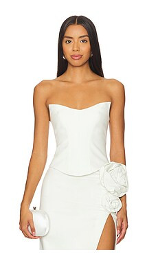 NBD Yaz Bustier in Ivory from Revolve.com | Revolve Clothing (Global)