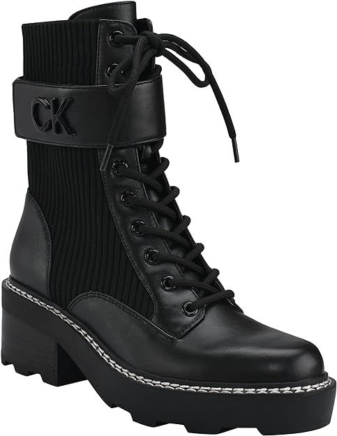 Calvin Klein Women's Arabel2 Combat Boot | Amazon (US)