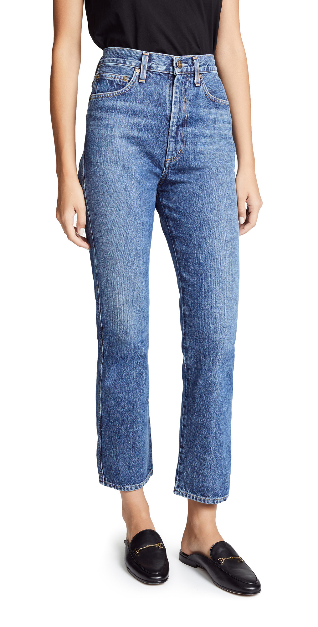 AGOLDE Pinch Waist High Rise Kick Jeans | Shopbop
