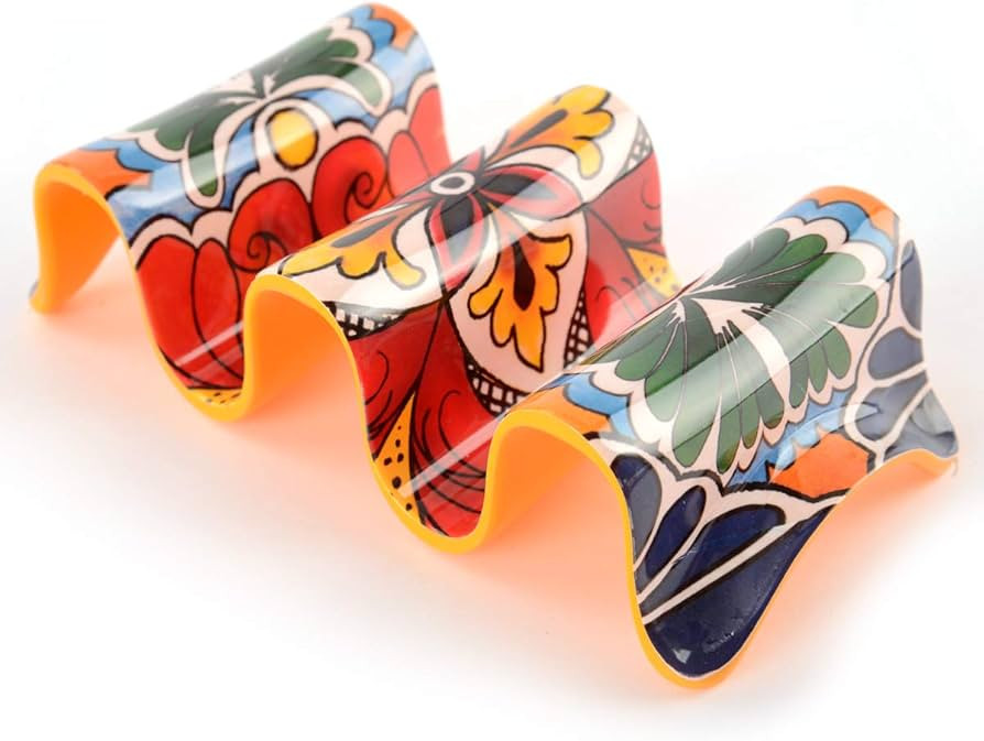 Prepara Multiple Taco Holder, Yellow, Holds 3 Tacos | Amazon (US)