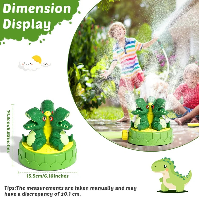 Water Sprinkler for Kids,Outdoor Water Toys,  360°Rotating Water Spray for Backyard Lawn Garden ... | Walmart (US)