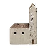Creative Co-Op 4-3/4"L x 2-1/2"W x 7" H Reclaimed Wood Church, Natural & White (Each One Will Var... | Amazon (US)