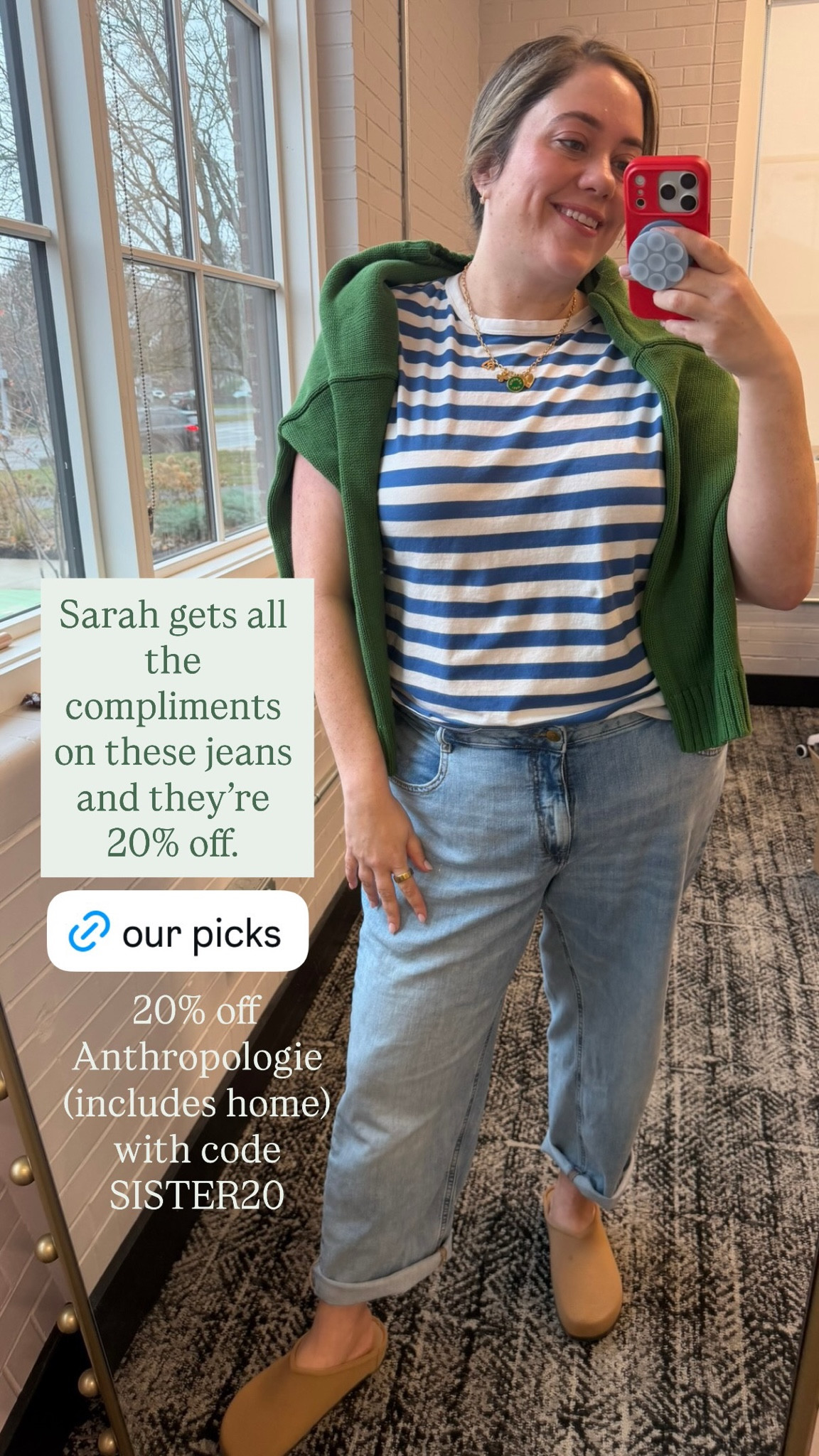 The most complimented jeans of all time @Anthropologie 

#LTKPlusSize #LTKootd