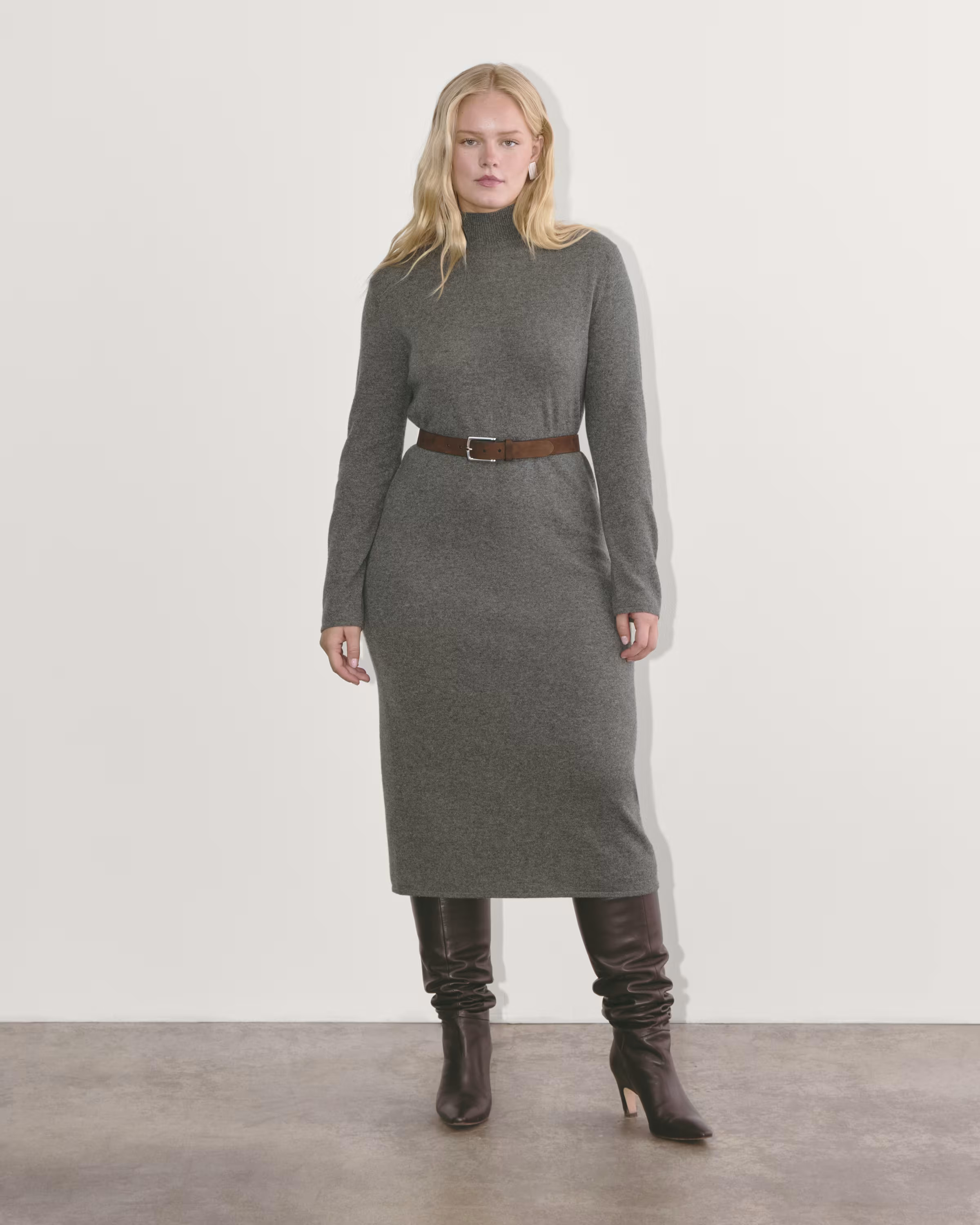 The Turtleneck Sweater Dress in Cashmere | Everlane