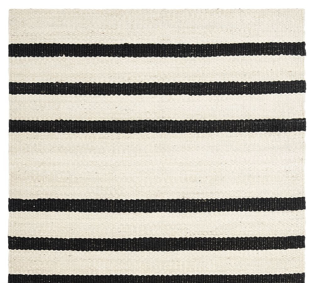 Danton Striped Jute Rug | Pottery Barn (US)