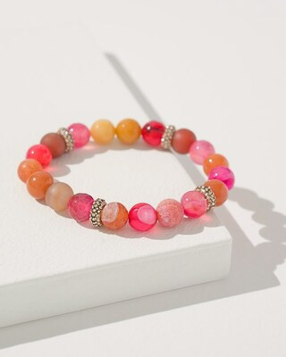 Agate and Aventurine Stretch Bracelet | Chico's