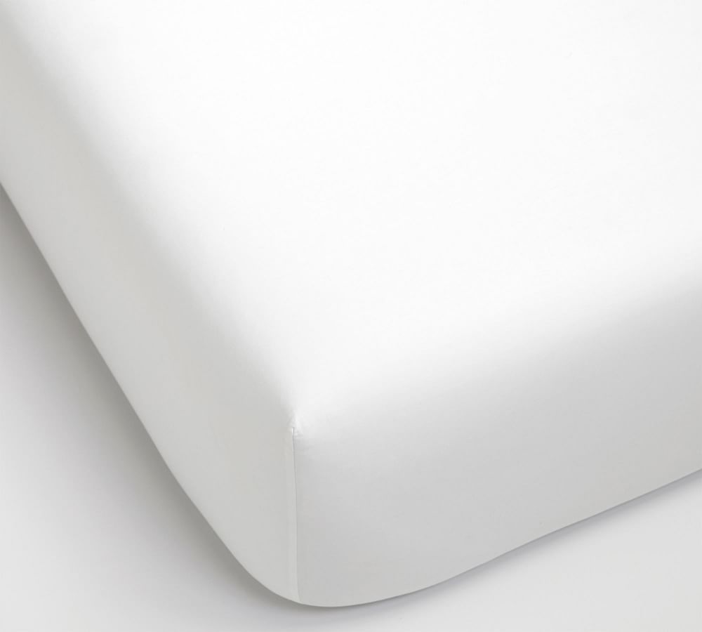 Essential Fitted Sateen Sheet | Pottery Barn (US)
