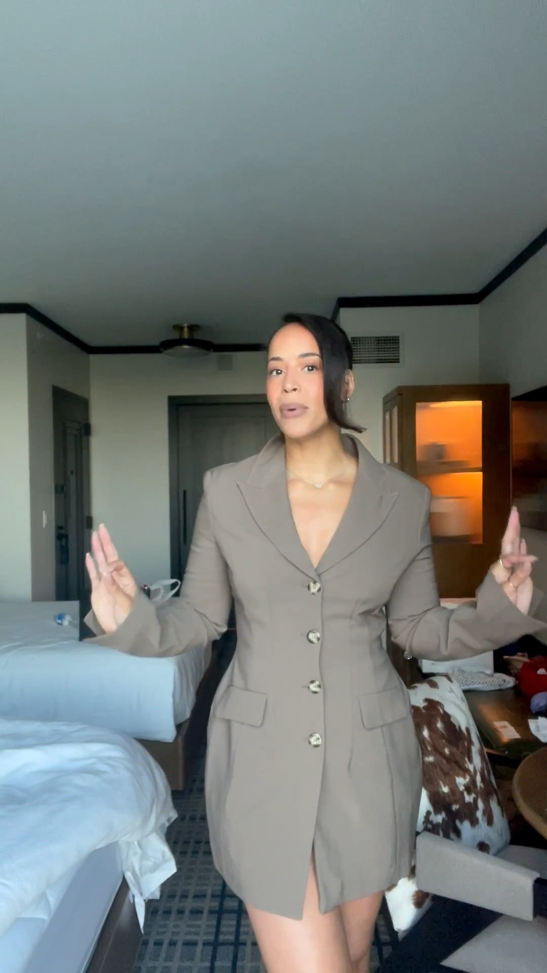 Full day at #LTKCon in this blazer romper dress, yes it has shorts!! I love the fitted silhouette and colour of this outfit! I’m wearing it in a medium. 

#LTKworkwear #LTKstyletip