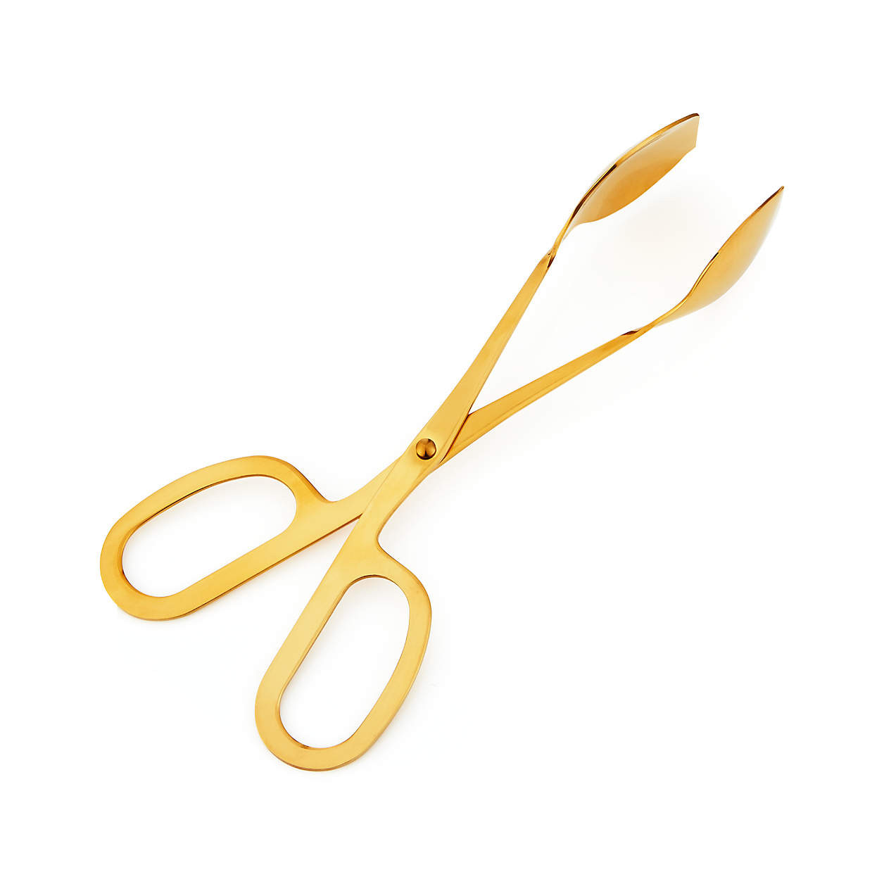 Holiday Gold Scissor-Handled Serving Tongs + Reviews | Crate & Barrel | Crate & Barrel