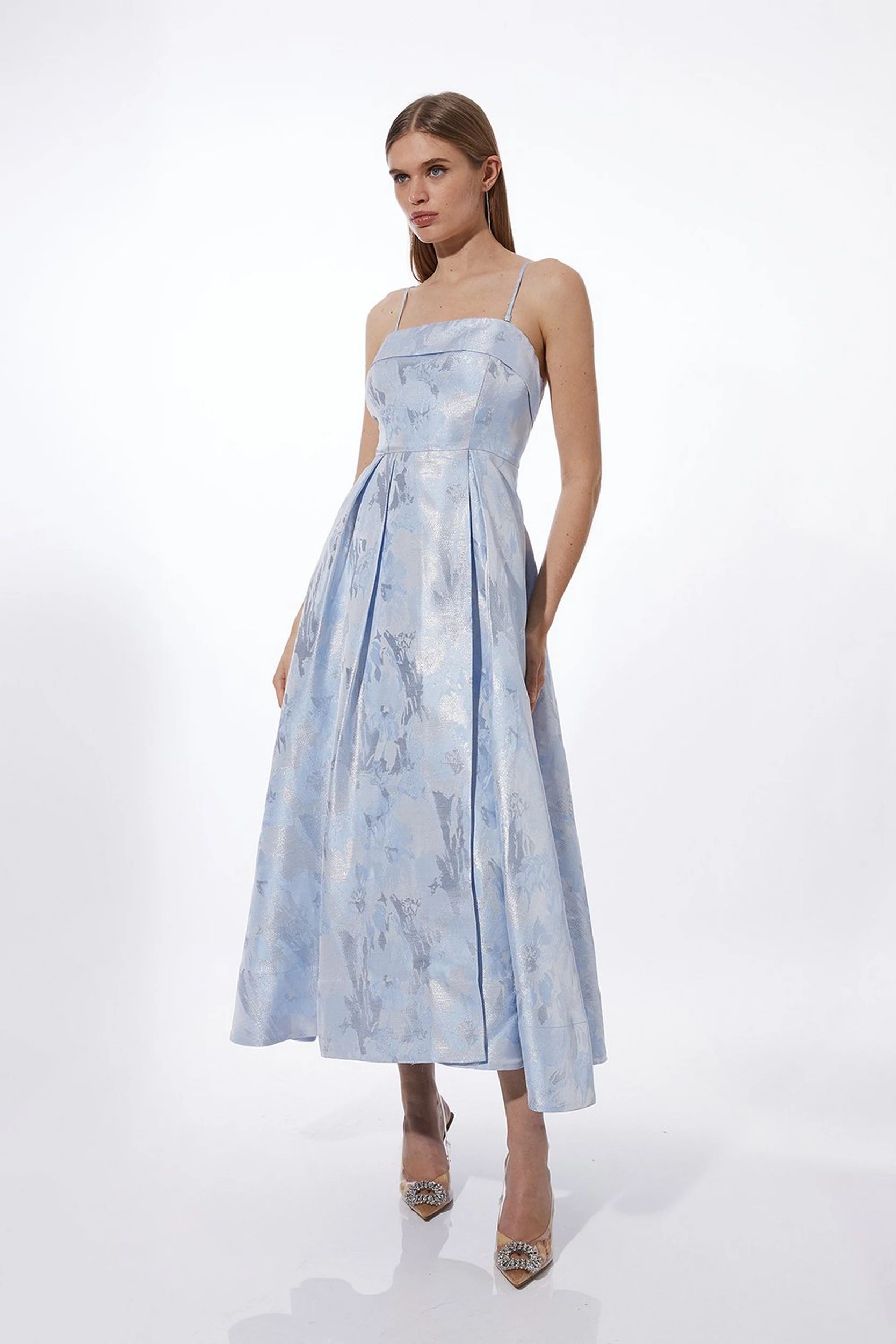 Prom Woven Maxi Dress | Karen Millen US