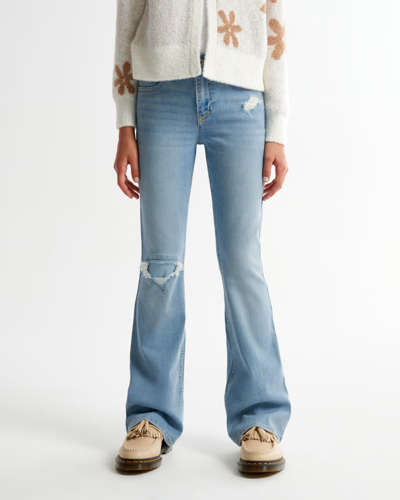 high rise flare jeans | Abercrombie & Fitch (US)