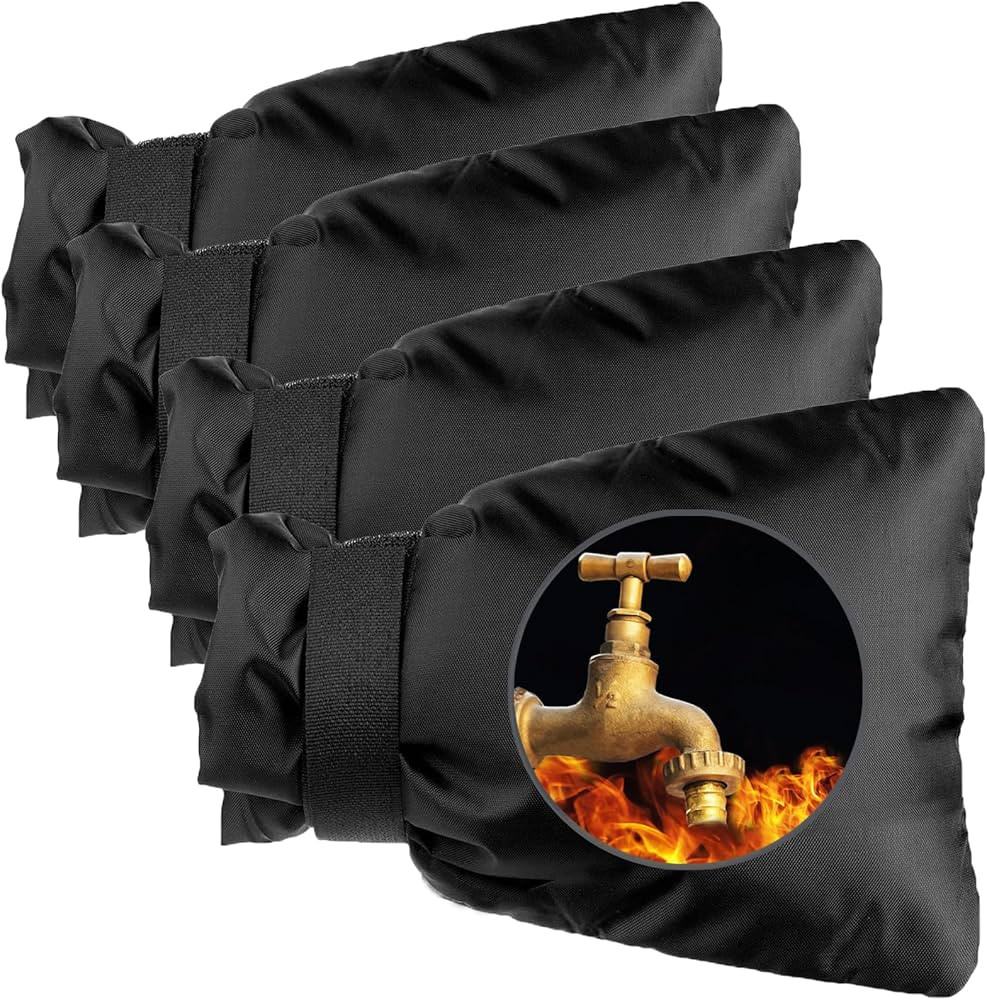 CGACOL Outdoor Faucet Cover Winter Freeze Protection Outdoor Faucet Spigot Cover Socks 4 Pack Wat... | Amazon (US)